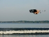 Bob Sichel is flipping over some warm weather wakeboarding