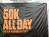 The sign says it all. 50K All Day!
