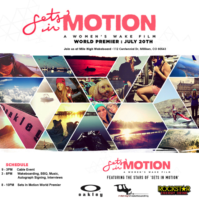 Sets In Motion Event Flyer