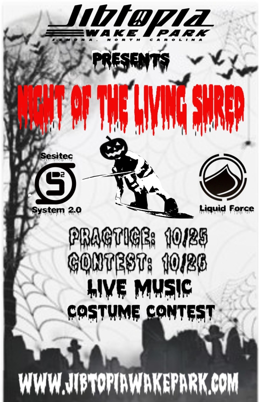 night of the living shred flyer