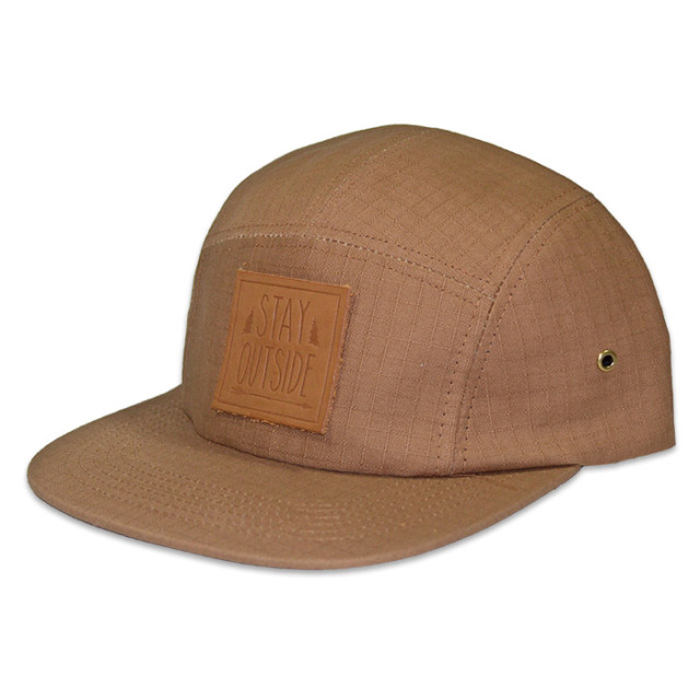 web_hat_brown-ripstop_stay-outside-leather