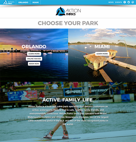 Aktion Parks Homepage