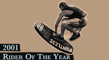 2001 Rider of the Year Brian Grubb